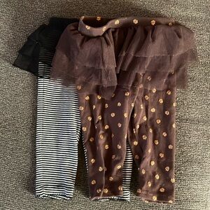 Bundle of 3M Carter’s Pants with Tutu Skirt